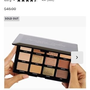 Artist Couture Neutral & Gold 12‑Pan Eyeshadow Palette